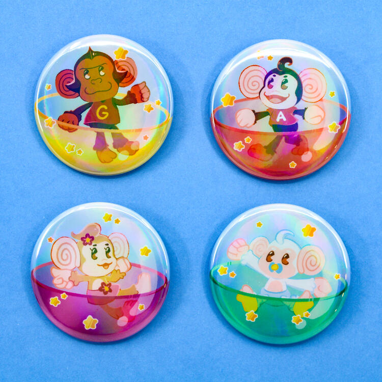 Super Monkey Ball Buttons